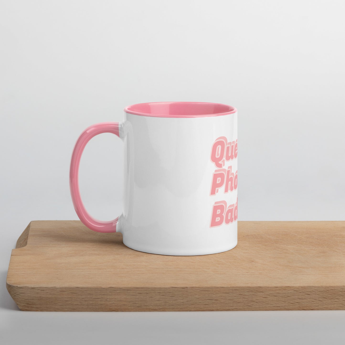 Queen. Phoenix. Badass. Mug with Color Inside
