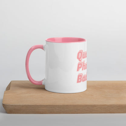 Queen. Phoenix. Badass. Mug with Color Inside